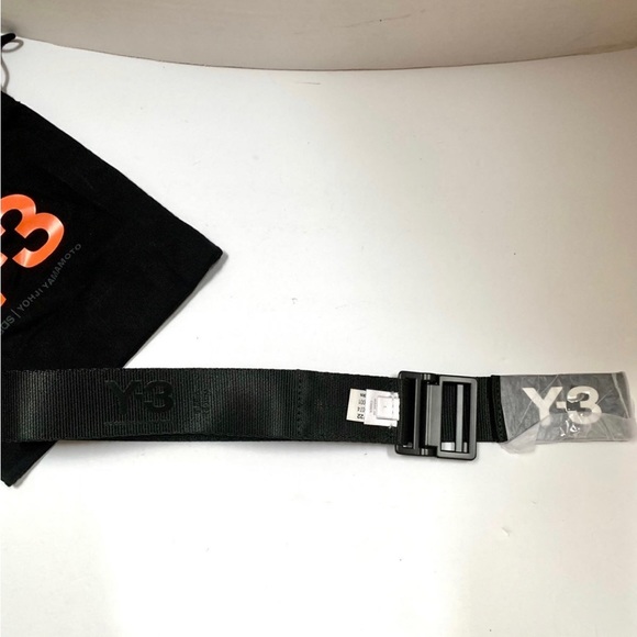 Y-3 Yohji Yamamoto x Adidas Logo Belt Sz L NWT - Picture 6 of 6